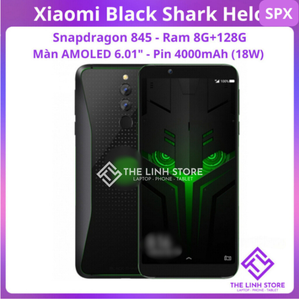[Máy Cũ] Điện thoại Xiaomi Black Shark Helo (SPX) màn AMOLED - Snapdragon 845 | BigBuy360 - bigbuy360.vn