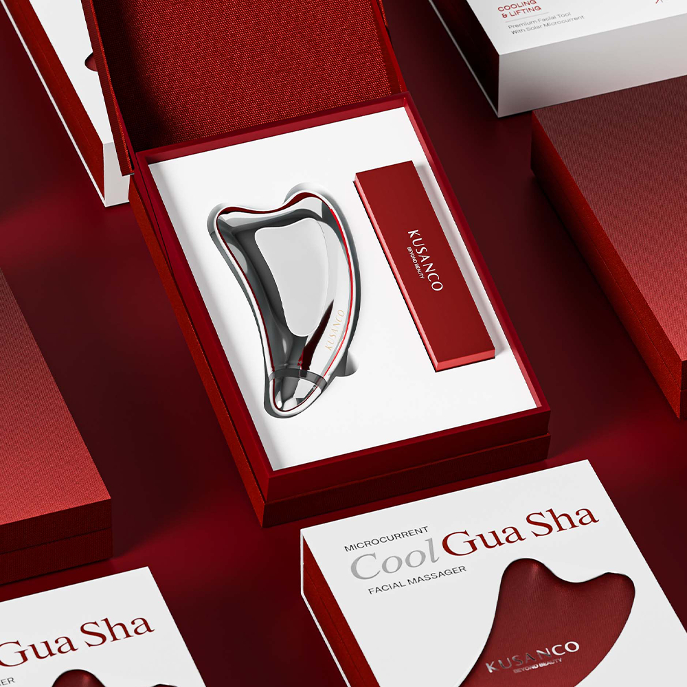 Dụng cụ Guasha Massage Mặt Microcurrent Cool Gua Sha KUSANCO – Thư Giãn & Chăm Sóc Da Mặt | BigBuy360 - bigbuy360.vn