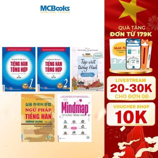 Sách - Combo Tự học tiếng Hàn dành cho người mới bắt đầu