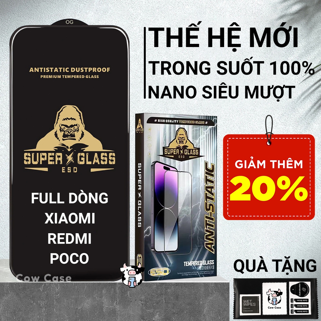 Kính cường lực Xiaomi 17T/15T NOTE 14/13/12/11/10/15C/15C/13C/12C/10C/9S/9/9A/9C/9T/X7/C40/11T/10S Poco 4G 5G PRO XIAOMI