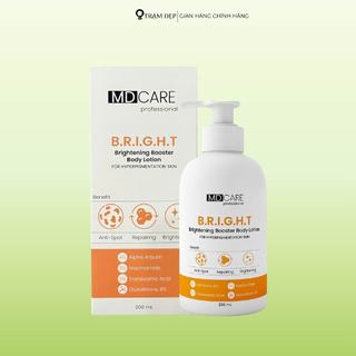 Sữa Dưỡng Thể MD CARE Sáng Da Mờ Thâm Brightening Booster Body Lotion 200ml