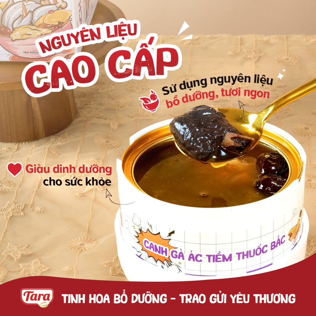 [NEW] Canh Gà Ác Tiềm Thuốc Bắc I TARA