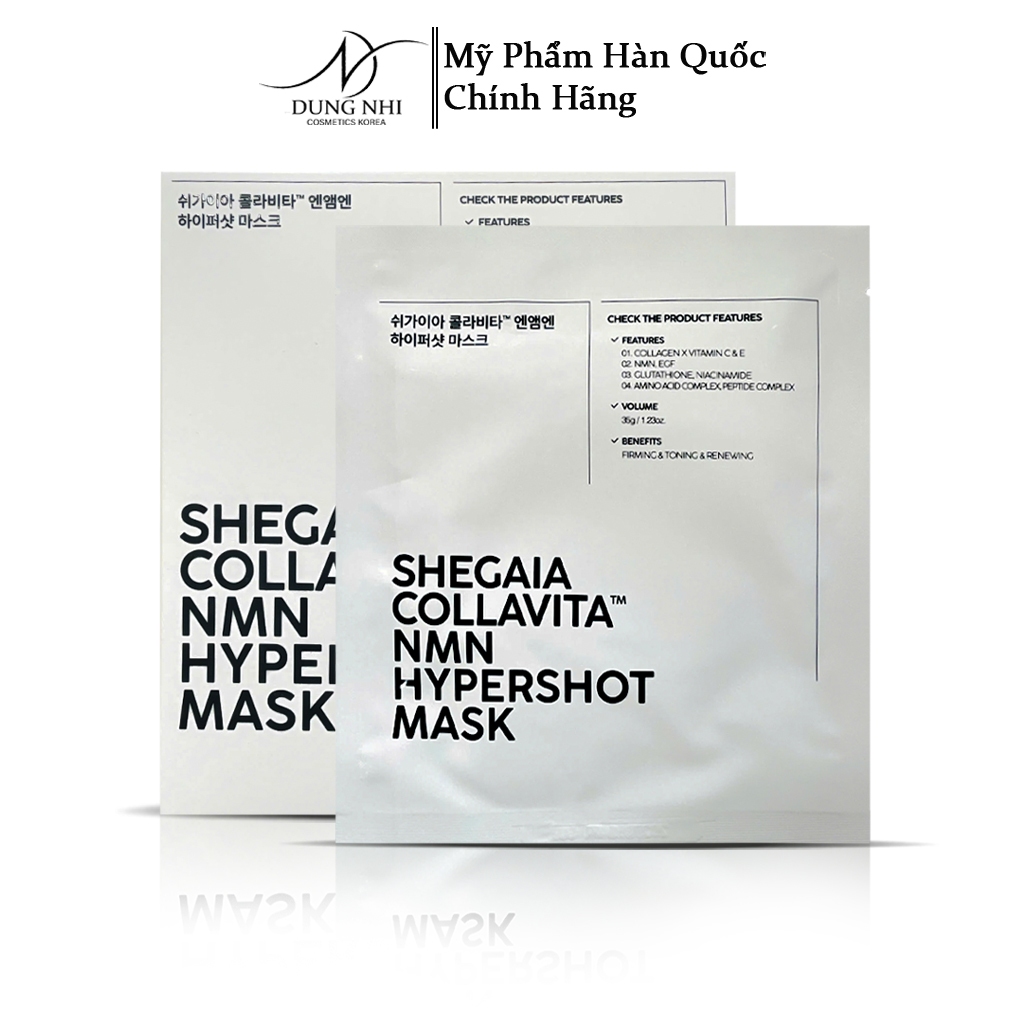 Mặt nạ chuẩn SPA tại nhà SHEGAIA COLLA VITA™ NMN HYPERSHOT MASK