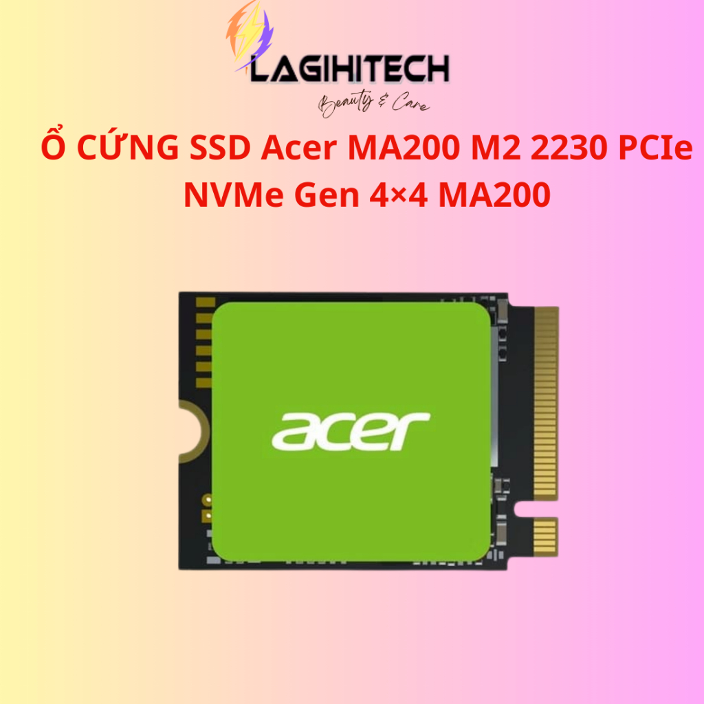 Ổ Cứng SSD Acer MA200 512GB / 1TB M2 2230 PCIe NVMe Gen 4×4 - Bảo