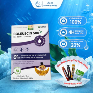 Siro Ho Cảm Coleuscin 500, giảm ho, giảm nghẹt mũi, bổ phế, giảm đau họng