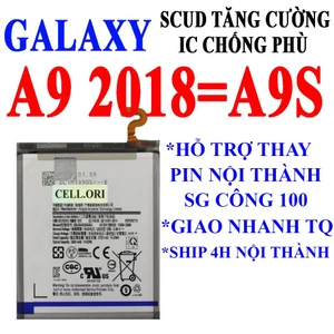Pin Zin Hãng Scud dành cho điện thoại Samsung Galaxy A9 2018/A9S A920F EB-BN920ABA - 3720mAh