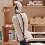 Ghế Gaming Công Thái Học Cao Cấp KO256 – Xoay 360°, Ngả 130°, Gác Chân, Tựa Đầu Nâng Hạ, Da PU Bền Đẹp — ảnh 8