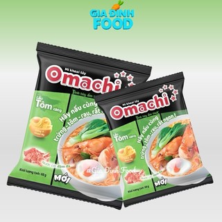 Mì Gói ăn liền Khoai tây Omachi Bò hầm/ Tôm càng/ Sườn/ Lẩu bắp bò - Gói 81g