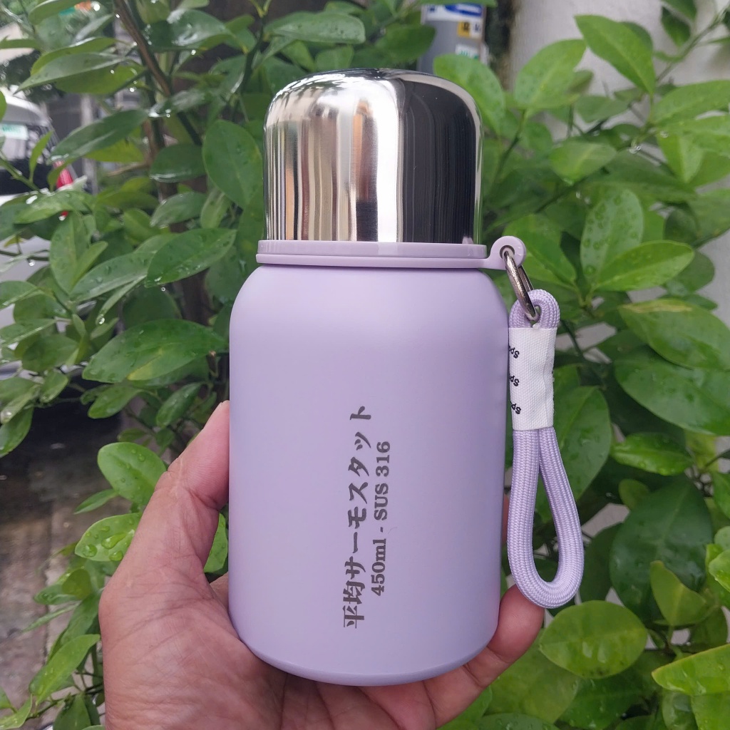 Bình nước siêu giữ nhiệt dung tich 450ml STAINLESS STEEL mẫu mới nhất 2026