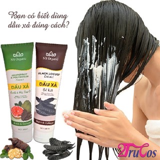 Dầu xả thảo mộc NS Organic Herbal Conditioner 300ml (Bồ Kết Bưởi Hà Thủ Ô, đen mượt dày tóc) 2Trucos