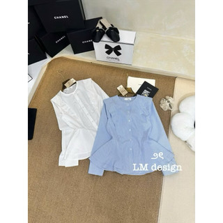 [ẢNH THẬT] ÁO SƠ MI THÔ DÁNG PEPLUM ASMTDP