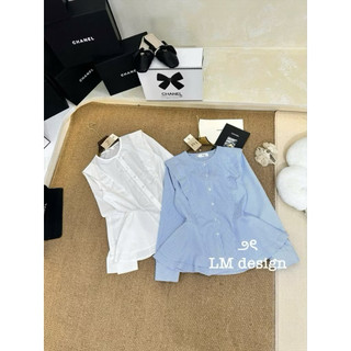 [ẢNH THẬT] ÁO SƠ MI THÔ DÁNG PEPLUM ASMTDP