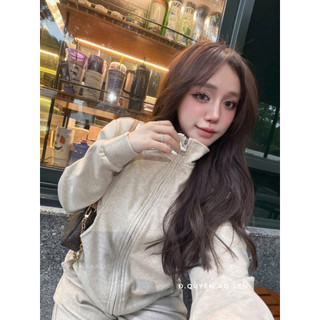 SET NỈ ÁO KÉO KHOÁ 2 ĐẦU MIX QUẦN ỐNG XUÔNG HÀNG QCCC L1