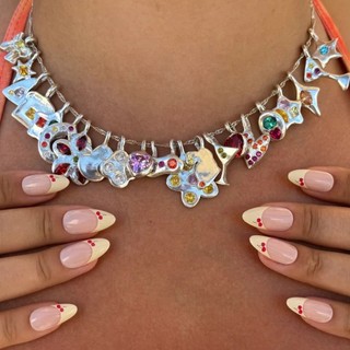 [VÒNG ĐÃ GẮN CHARM] Vòng & charm bằng thép không gỉ màu bạc tùy chỉnh thiết kế theo yêu cầu