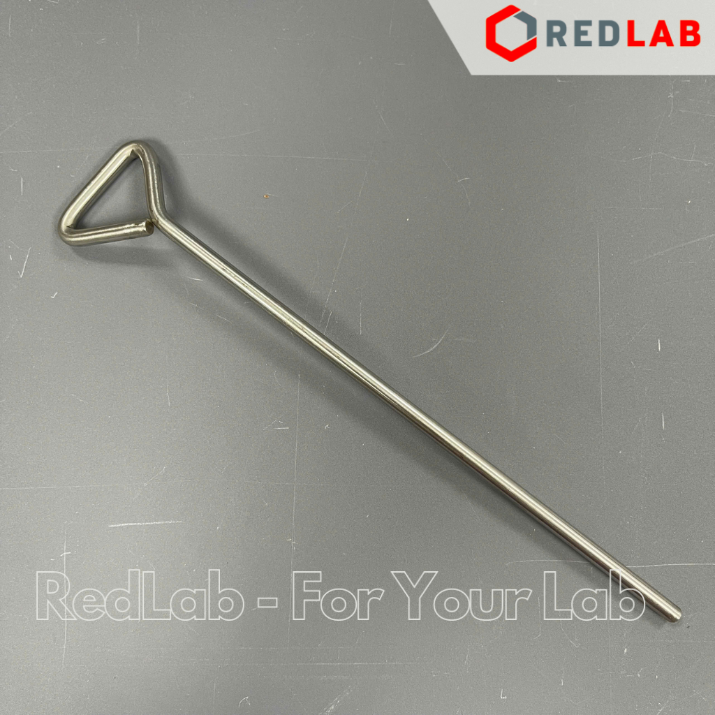 Que trang inox 20cm loại dày (que cấy trải vi sinh / que tam giác) dùng ...