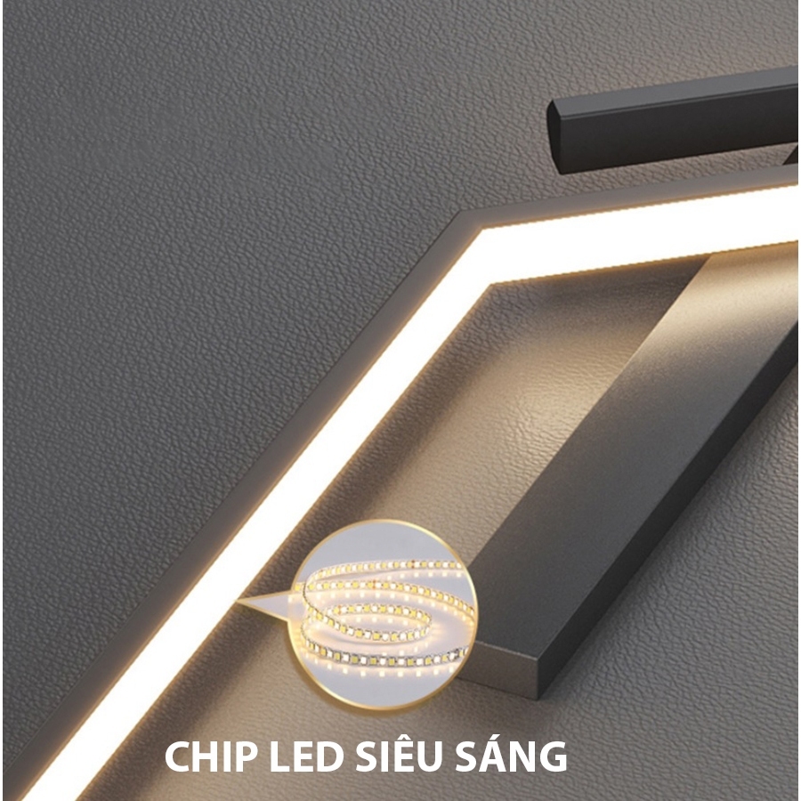 Đèn tường LED EVA AP1114, 3 chế độ ánh sáng dài 1m trang trí phòng khách, phòng ngủ, phòng ăn, bảo hành 24 tháng