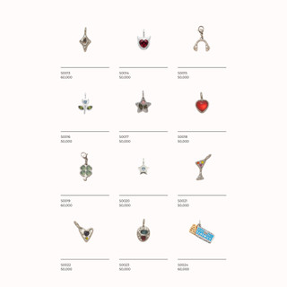 [VÒNG ĐÃ GẮN CHARM] Vòng & charm bằng thép không gỉ màu bạc tùy chỉnh thiết kế theo yêu cầu