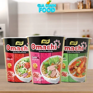 Mì Ly khoai tây Omachi xốt bò hầm/Sườn hầm/Tôm càng 68g