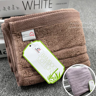 Khăn Bamboo Cotton Hanvico 34x75cm – Siêu Mềm Mại, Thấm Hút Tốt, Kháng Khuẩn Tự Nhiên - Nova5014