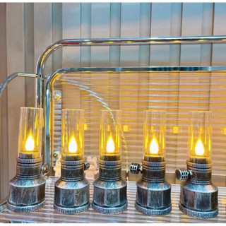 [KÈM PIN]Combo 2 Đèn Dầu Thờ Cúng LED Dùng Pin Không Khói Dáng Cổ Điển Trang Trí Bàn Thờ Đẹp Cao Cấp