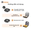 Máy ép bánh mì sandwich RAF 850W hình ngộ nghĩnh, chín đều 2 mặt khuôn