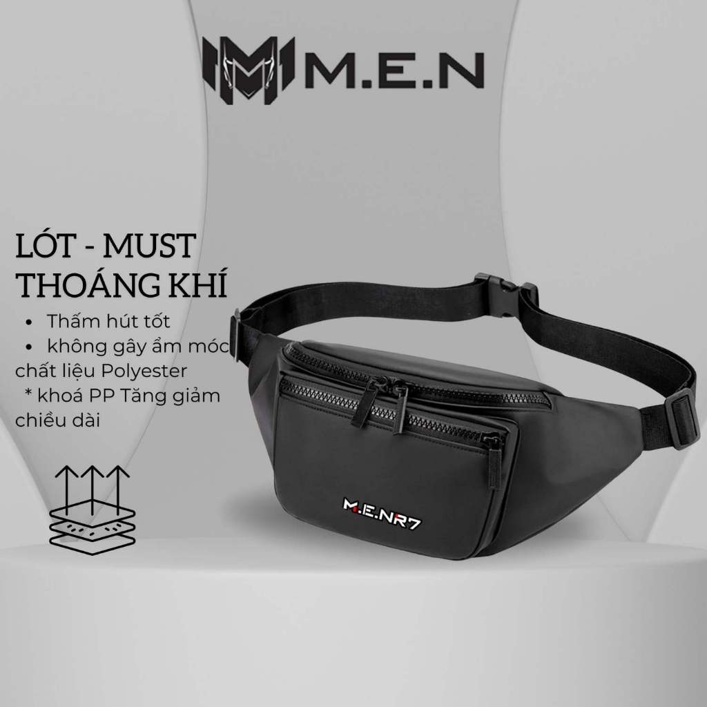 Túi đeo chéo thời trang nam nữ bóng N9 du lịch M.E.N