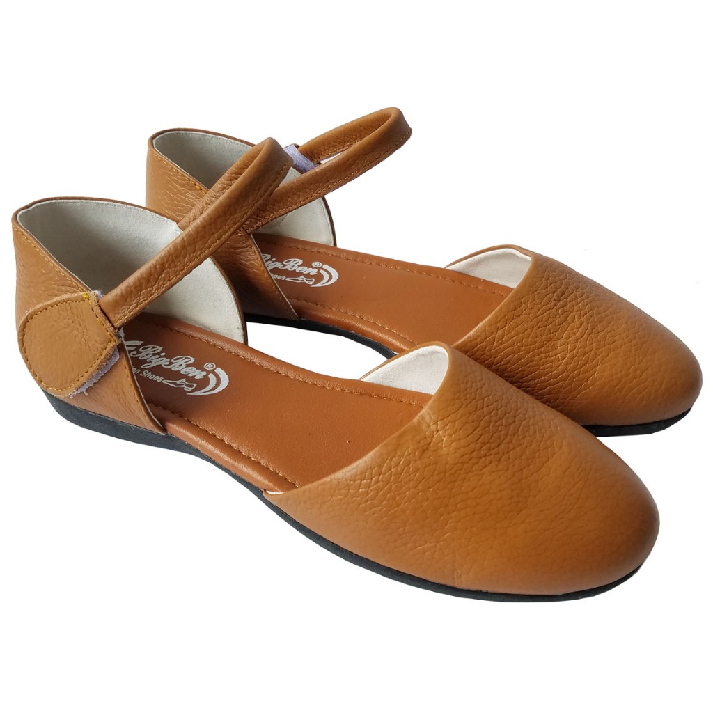 Giày Sandal Nữ Da Bò Thật BIGGBEN Cao Cấp HKD1012