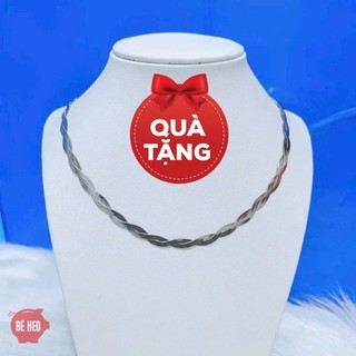 Dây chuyền inox 2 bính sáng đẹp Trang sức Bé Heo