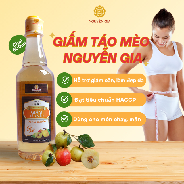 Giấm Táo Mèo Đặc Sản Tây Bắc Lên Men Tự Nhiên 500ml NGG0041