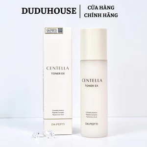 Nước Hoa Hồng Dr.Pepti+ Centella Toner Làm Dịu, Dưỡng Sáng, Căng Bóng 180ml Duduhouse