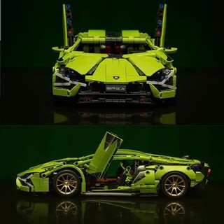 [NEW 36cm] Mô Hình Lắp Ráp Siêu Xe Lambo Xanh Tỉ Lệ 1:14, Đồ Chơi Ôtô Điều Khiển Lắp Ghép Siêu Xe Quà Sinh Nhật BoboToys