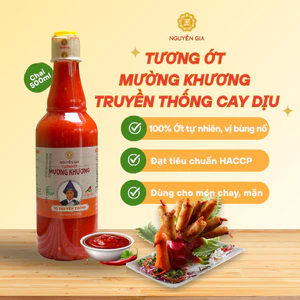 Tương Ớt Mường Khương Nguyễn Gia Truyền Thống Xưa Cay Dịu 500ml NGTO022