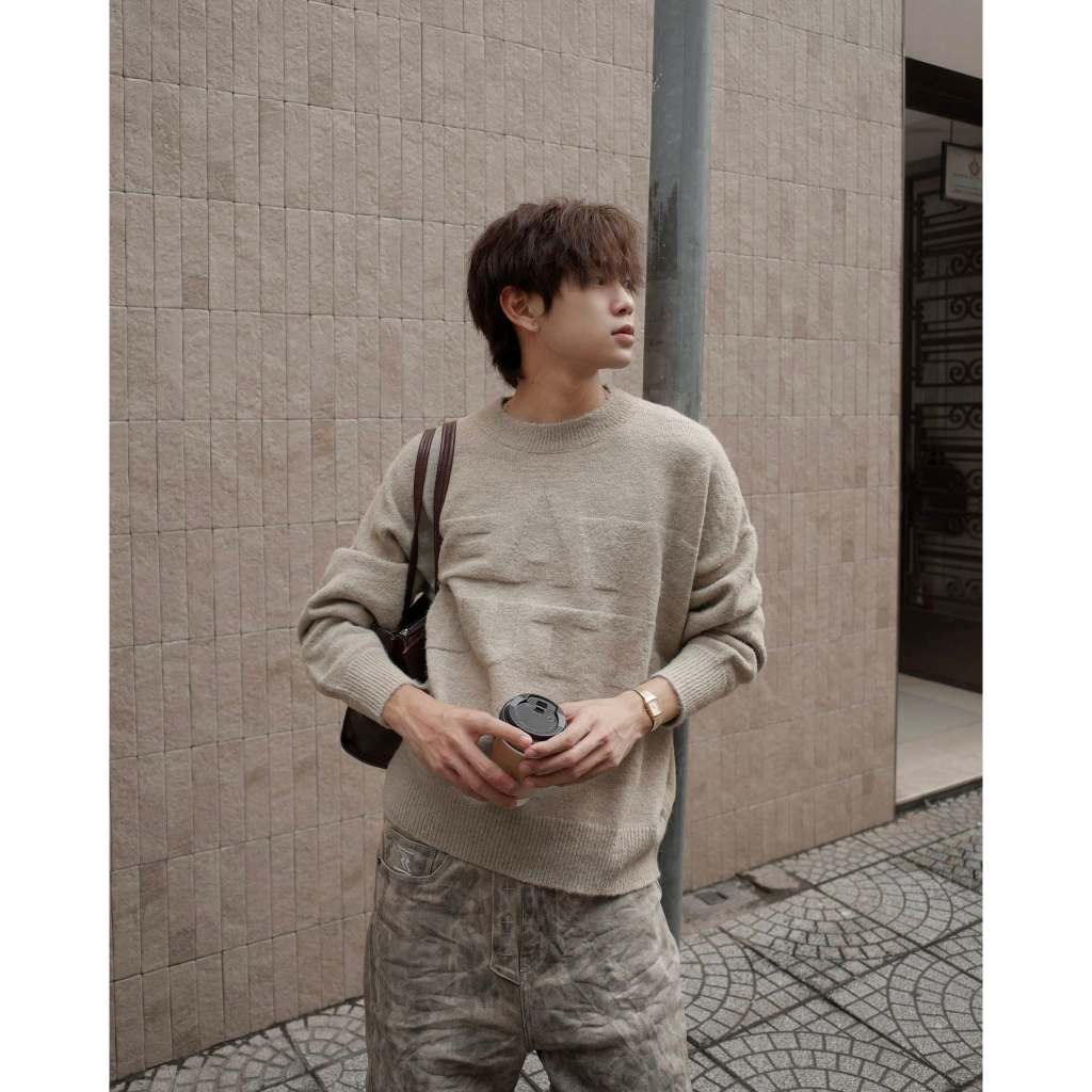 Áo Sweater Boxy SNAZZY Unisex Chất Liệu Sợi Len Chính Hãng - TUMBLEWEED KNIT | BigBuy360 - bigbuy360.vn