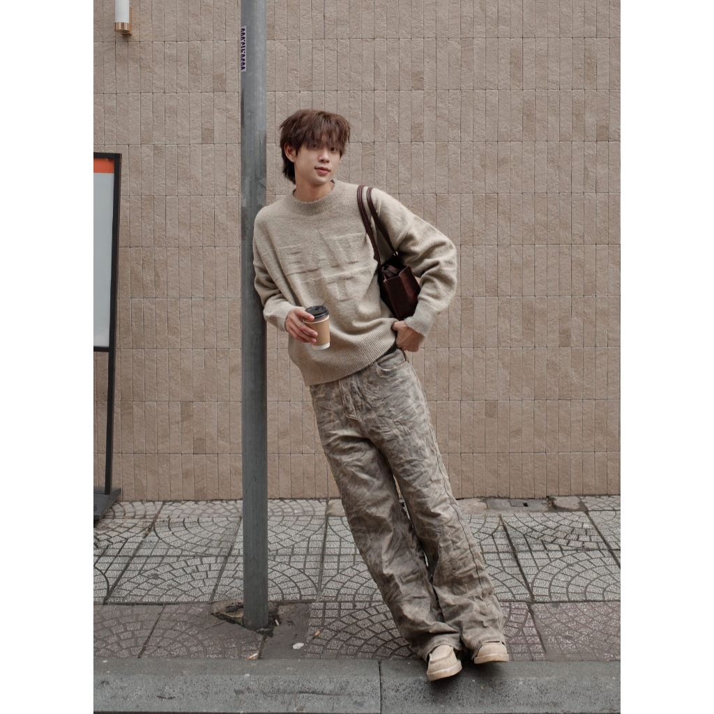 Áo Sweater Boxy SNAZZY Unisex Chất Liệu Sợi Len Chính Hãng - TUMBLEWEED KNIT | BigBuy360 - bigbuy360.vn