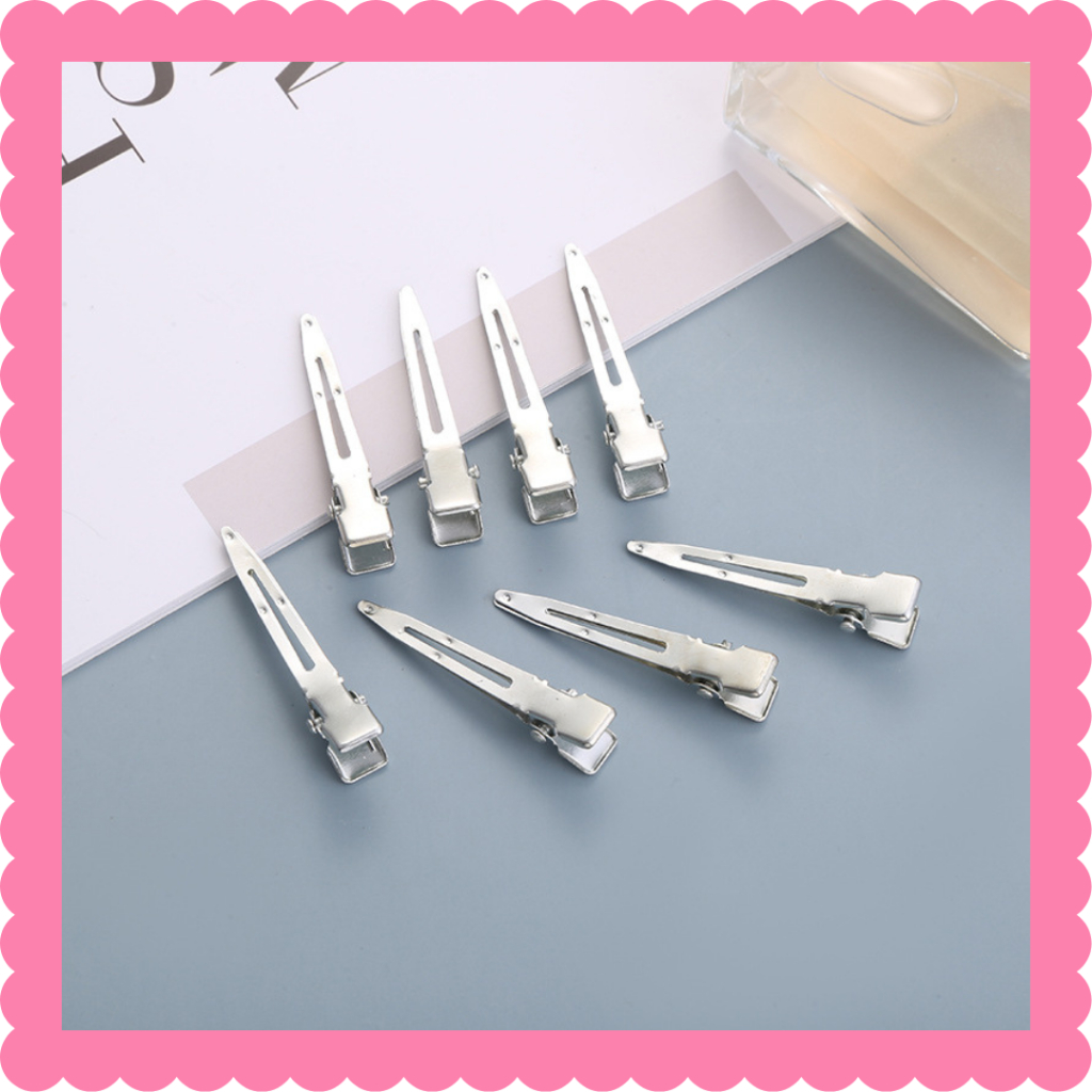 Set 50 Kẹp Mỏ Vịt Inox Nhỏ Làm Tóc Chuyên Dụng Size nhỏ 4.5cm K08