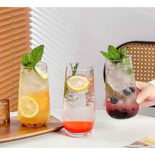 Ly thuỷ tinh trơn dáng bầu chịu nhiệt dung tích 480ml và 560ml phù hợp cho quán cafe và đồ uống