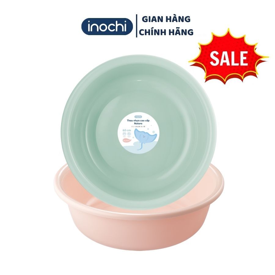 Thau chậu lớn inochi 50cm, 60cm dành cho gia đình sử dụng giặt đồ, dày ...