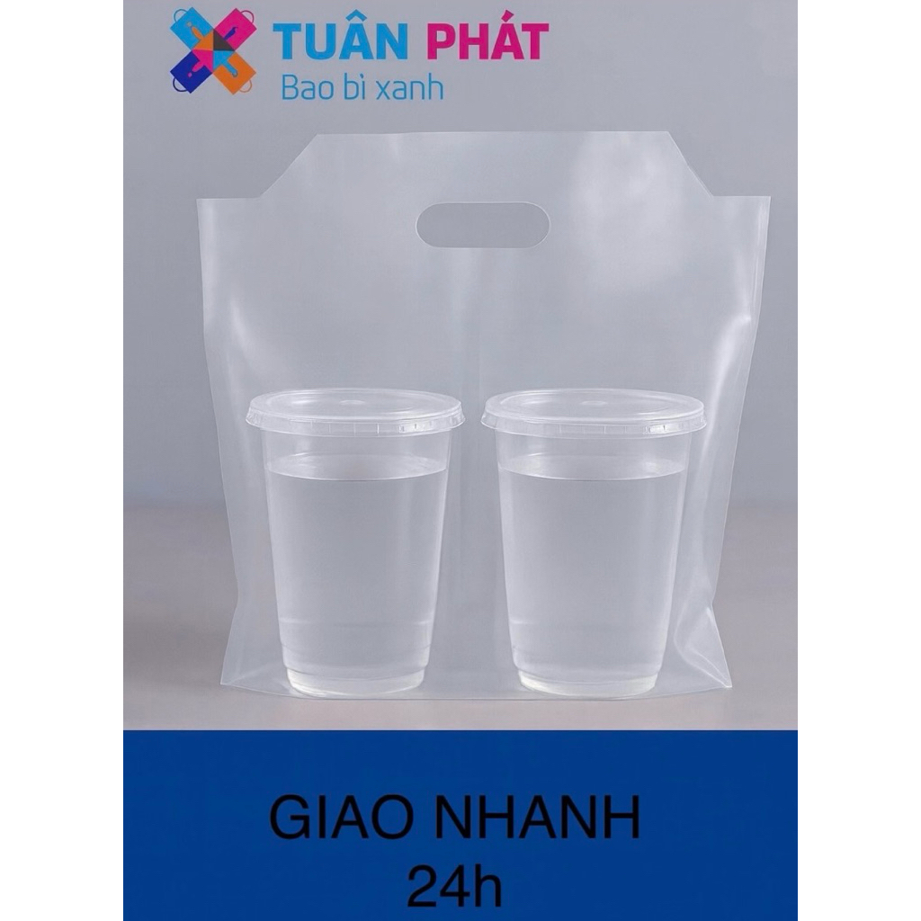 1KG Túi nilon đựng cốc mang về giá sỉ