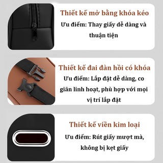 Hộp khăn giấy da cho ô tô đa năng -  đa chức năng cho lưng ghế và tấm chắn nắng