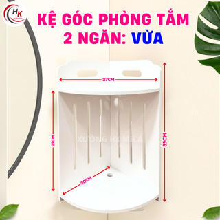 [MÃ 6] HỎA TỐC Kệ Góc Nhà Tắm Gỗ Nhựa Cao Cấp Chống Nước Tuyệt Đối – Kệ Để Đồ Đa Năng, Chống Ẩm Mốc