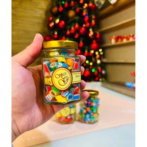 Kẹo viên cứng giòn tạo hình nghệ thuật hủ (70gr)