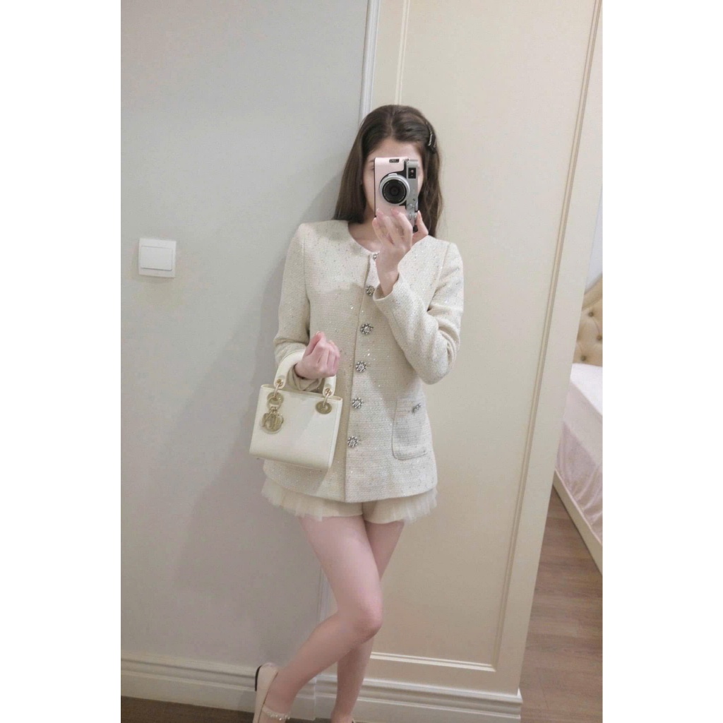 NH CLOTHER - Set bộ đồ tweed phối váy xoè nhẹ cực yêu