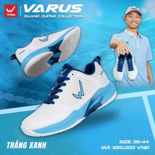Giày Pickleball , Cầu Lông Wika Varus, Thanh Định Hình Chống Xoắn, Đế TPU, Đế Cao Su Bám Sân