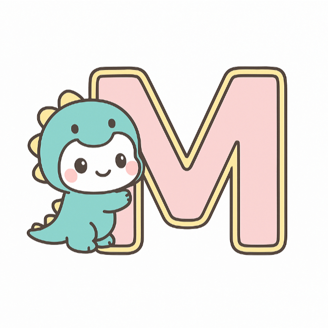 Móc khoá Khủng Long Ôm chữ