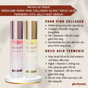 Xịt Serum Thạch Medicube 100 ml – Kojic Acid Turmeric Vita / PDRN Pink Collagen Glow