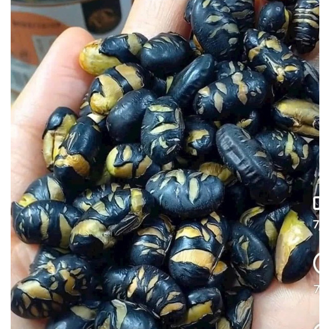 1Kg Đậu Rang Xanh Lòng Rang Chín - Date mới Giòn Thơm Ngon - Vị vừa ăn