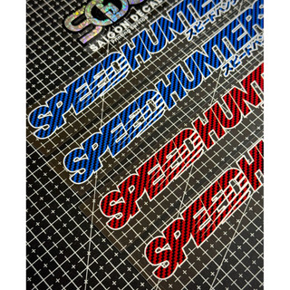 Tem Sticker DTF Dán Phuộc/Dán Gắp Carbon Fiber SpeedHunters Japan 2025 - Có 2 Màu Sắc |SGDC - 1 Cặp|