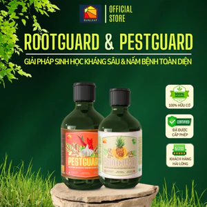 Combo Phòng Côn Trùng Hại & Giảm Nấm Rễ, Giúp Rễ Khỏe Cho Rau Màu Phong Lan Cây Cảnh Hữu Cơ SUNLEAF