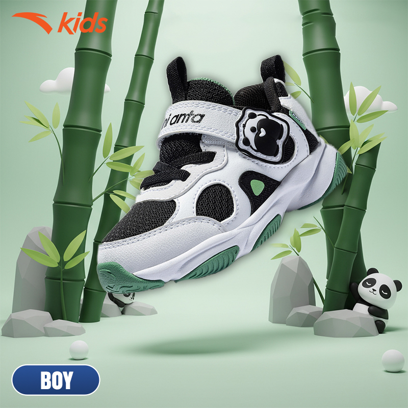 ANTA Kids Panda Shoes Giày Tập Đi Thời Trang Bé Trai 3125D0010 Hạn Chế Trơn Trượt, Bền và Thoải Mái Di Chuyển