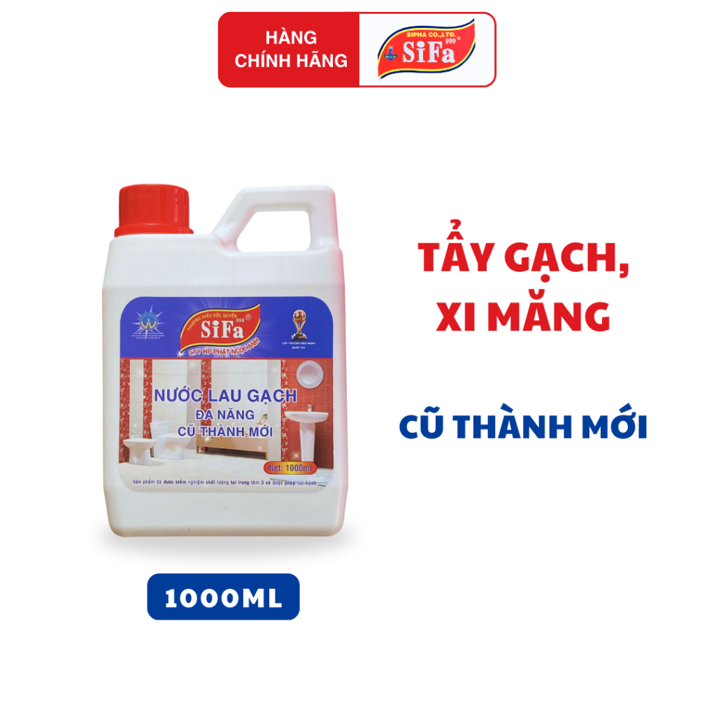 Nước Lau Tẩy Gạch Đa Năng Cao Cấp Sifa 1.2 Kg - Hình Ảnh Thực Tế